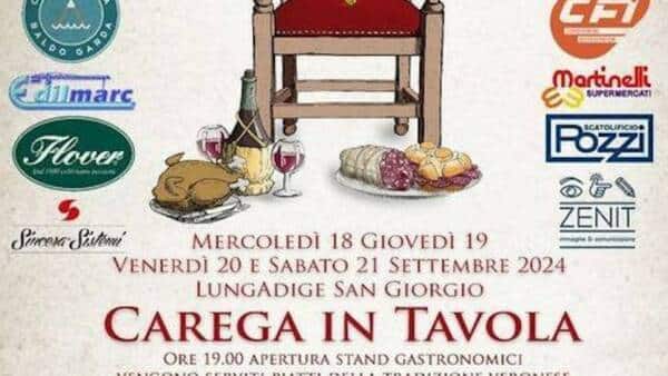 “Carega in Tavola” con musica, divertimento e piatti della tradizione veronese