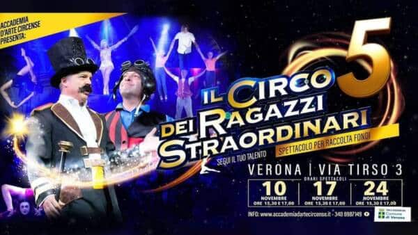 Gli allievi dell’Accademia d’Arte Circense portano in scena lo spettacolo “Il Circo dei ragazzi straordinari”