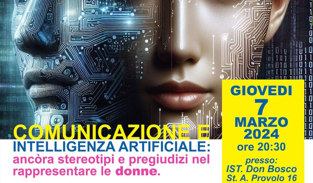 Convegno “Comunicazione e intelligenza artificiale: ancora stereotipi e  pregiudizi nel rappresentare le donne” 