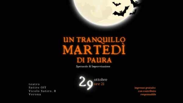 Spettacolo di improvvisazione teatrale “Un Tranquillo Martedì di Paura”