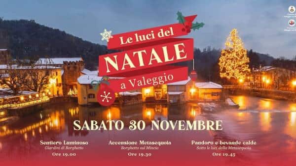 Le luci di Natale a Valeggio