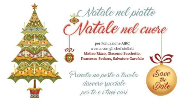 “Natale nel Piatto, Natale nel cuore”: 4 chef stellati per la Ricerca