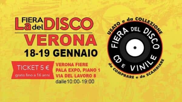 Quinta edizione della Fiera del disco, cd e vinile di Verona